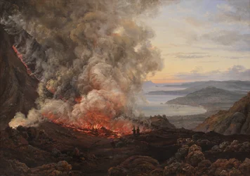 Erupción del Volcán Vesubio